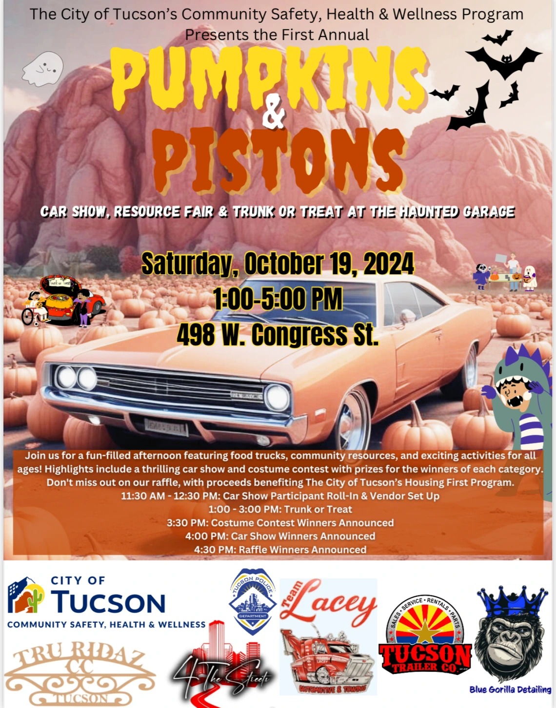 Pumpkins and pistons flyer